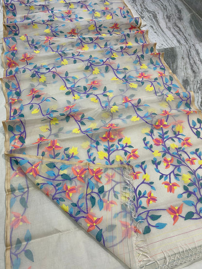 Mohini tantum jamdani saree