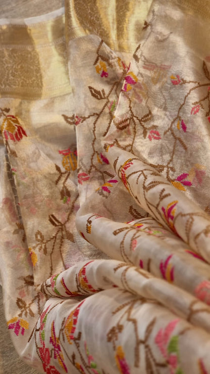 Miami tissue organza silk saree