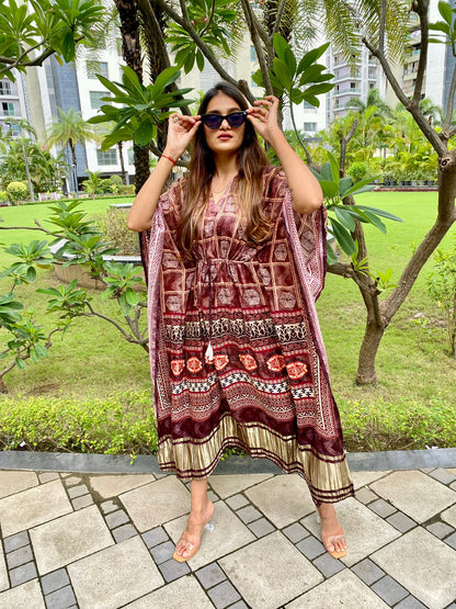 Labina premium gajji silk kaftan