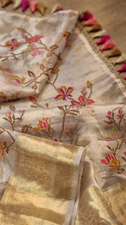 Miami tissue organza silk saree
