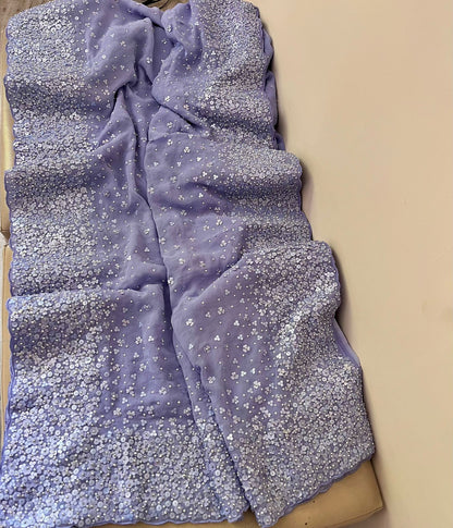 Ramisha gorgette beautiful women saree