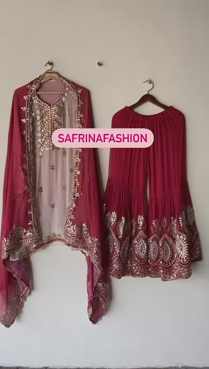 Aarti kurta gharara dress