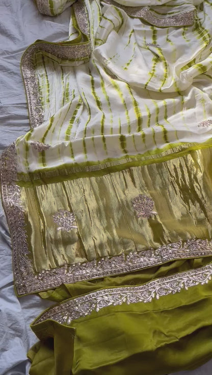 Gajji silk gottappati saree