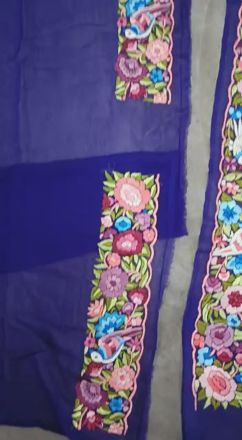 Roksana Parsi Gara saree Pakistani Parsi sari Indian sari