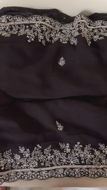 Yashsavi gorgette Indian saree