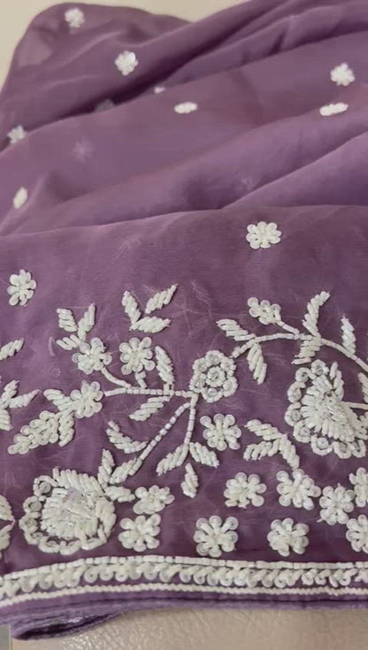 Inisha organza saree