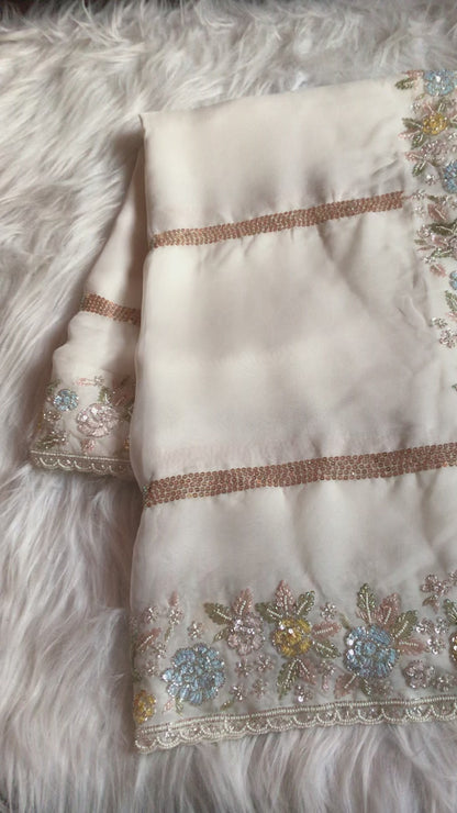 Afreen organza silk saree