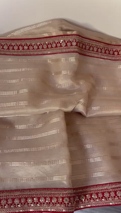 Laila tissue organza saree