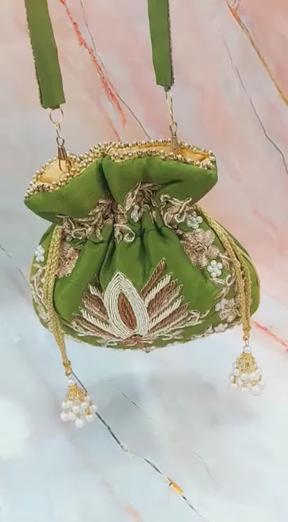Rumili embroidered potli