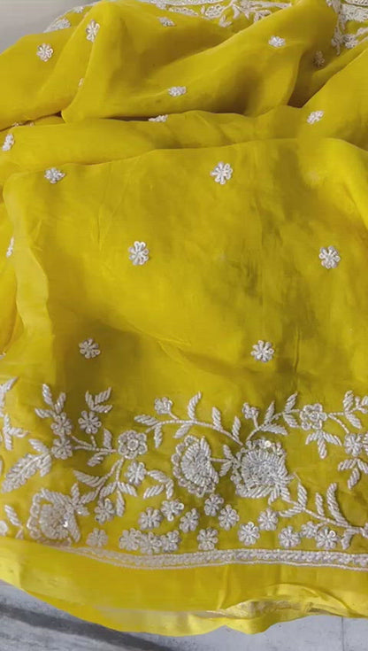 Inisha organza saree