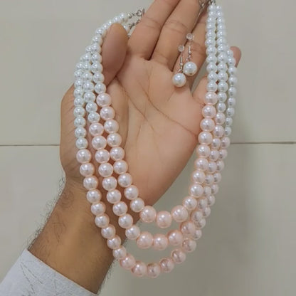 Rabia Pearl necklace set