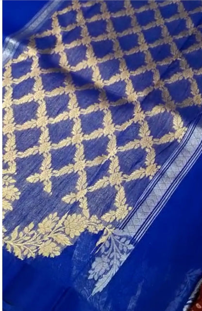 Kora handloom Banarsi saree