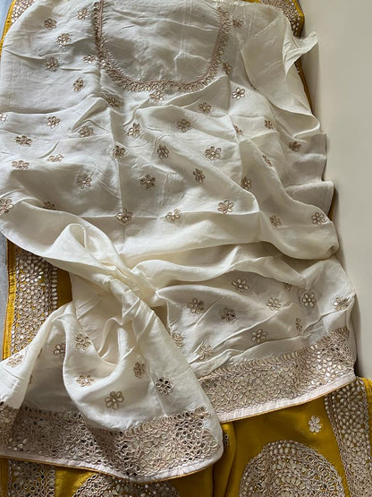 Zanelia tissue zardosi saree