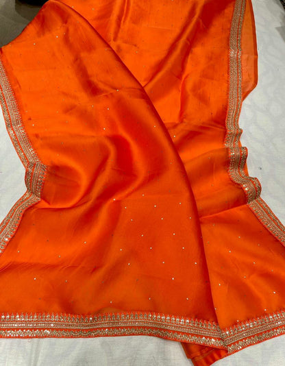 Rihana trendy organza saree