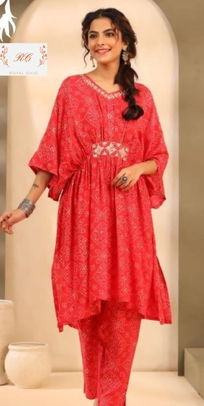 Urvi beautiful kaftan set