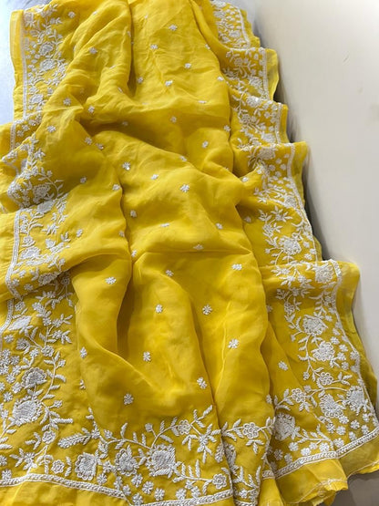 Inisha organza saree