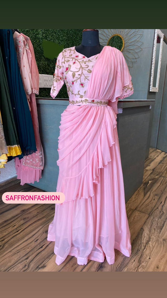 Pinkilla indowestern dress