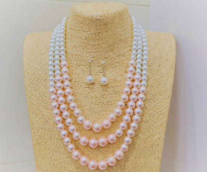 Rabia Pearl necklace set