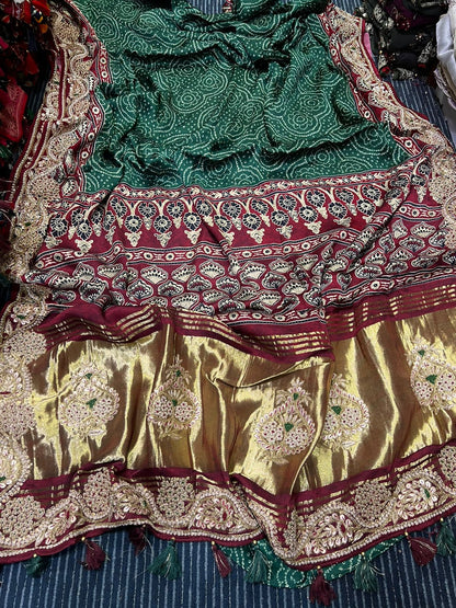 Gulshana Patola gottapatti saree