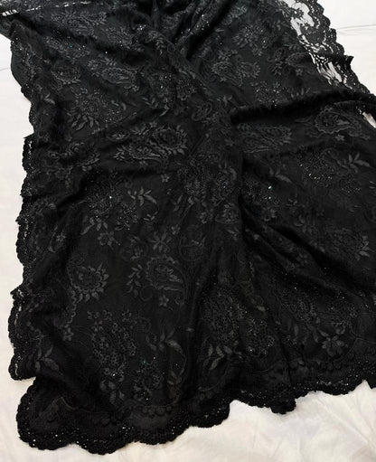 Stanley lacy saree