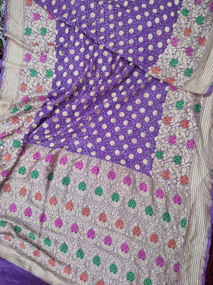 Nashina Banarsi handloom saree