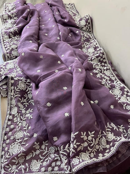 Inisha organza saree