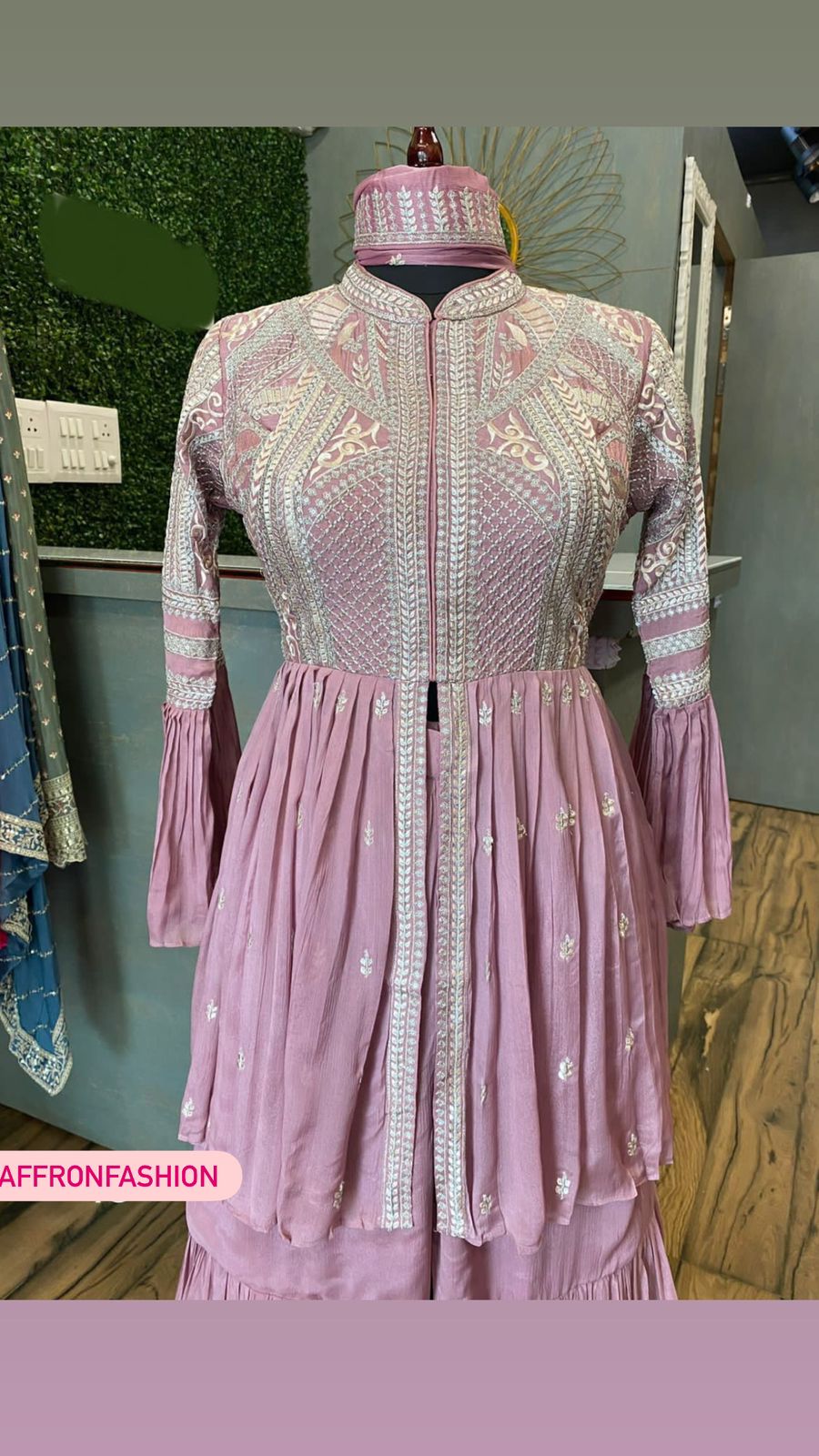 Pink beautiful gown