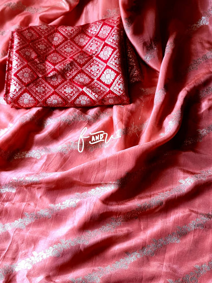Excusitive lehariya Munga saree