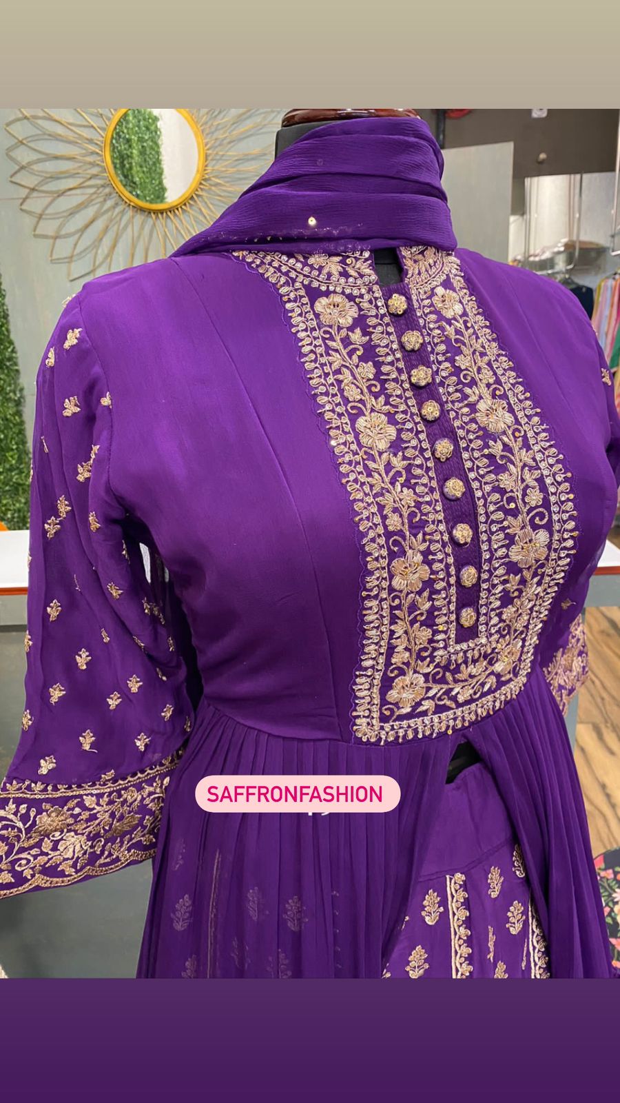 Aneena gorgette dress