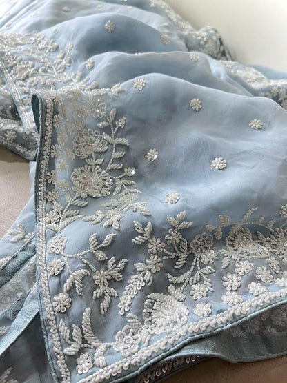 Inisha organza saree