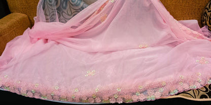 Fairly organza beautiful saree women sari