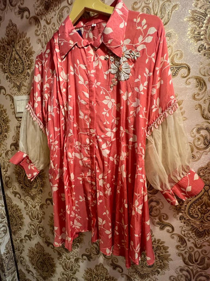 Peach cord set