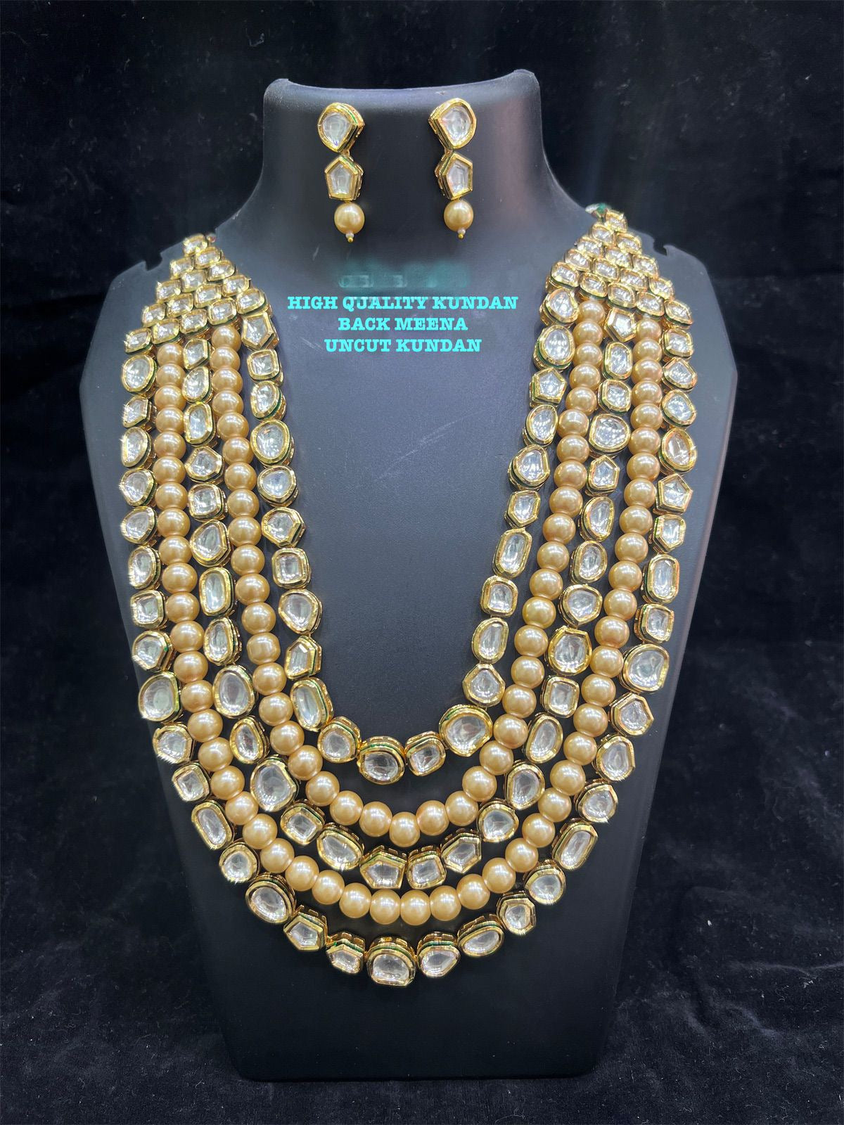 Deepika inspired pearl necklace set