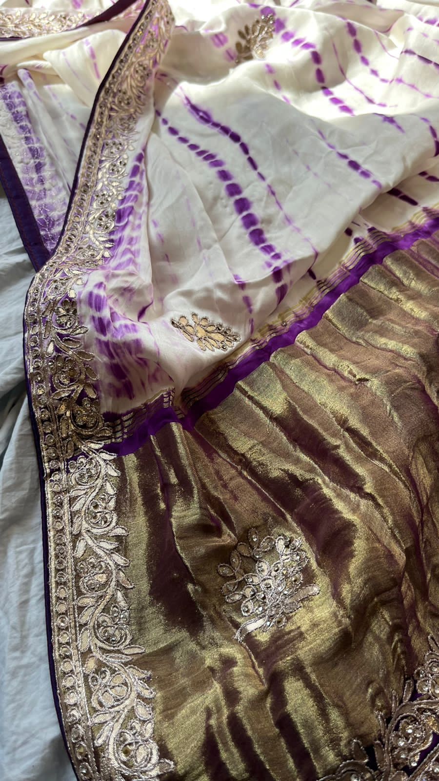Gajji silk gottappati saree