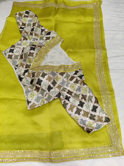 Kaveri organza trendy saree