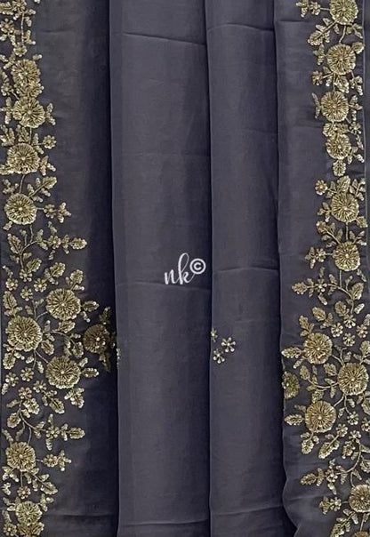 Zarkan inspired organza saree