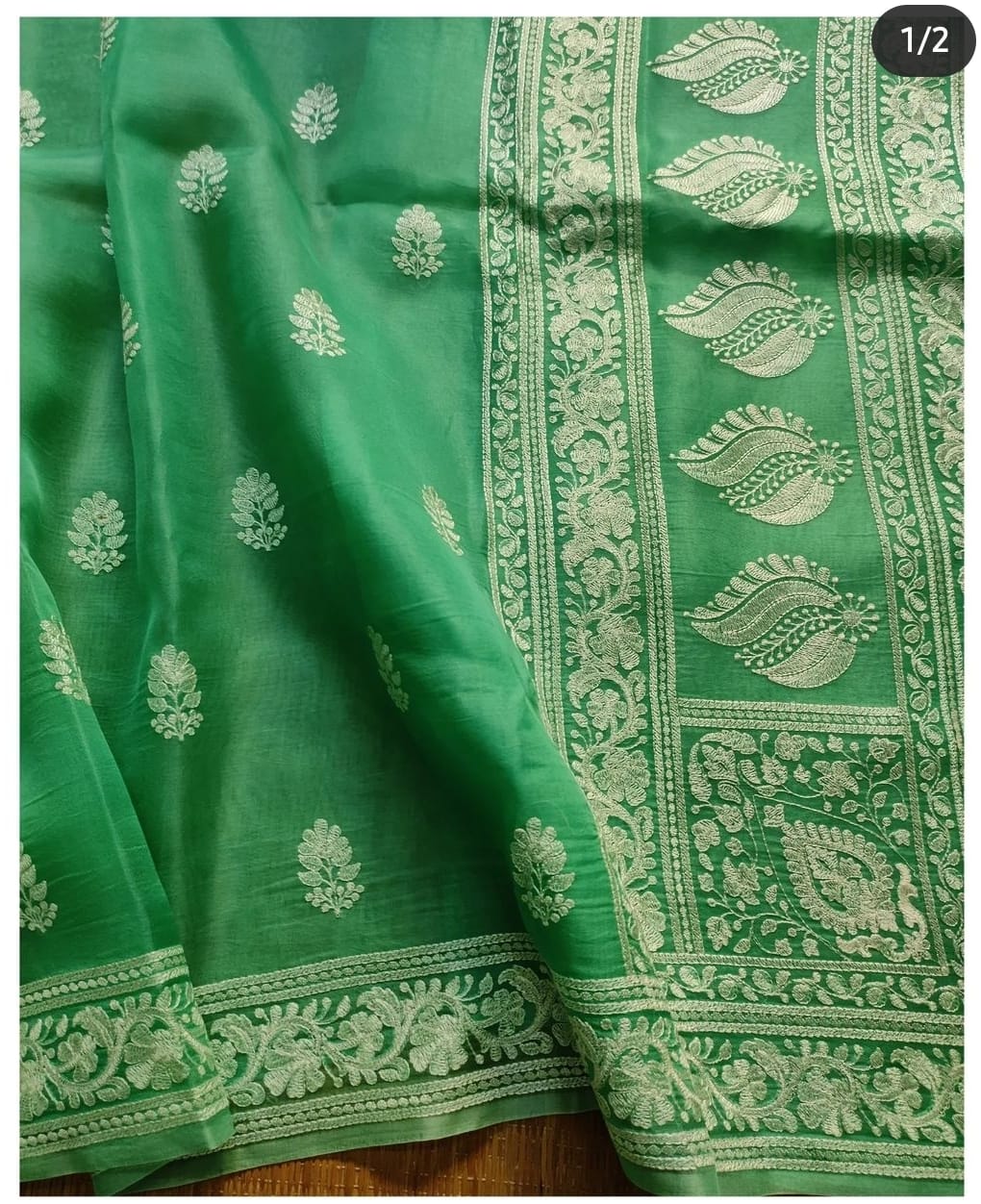 Pavika organza saree