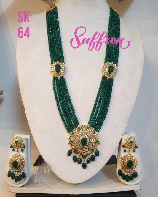 Navika jadau necklace set