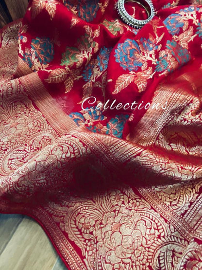 Munga classy Resham saree