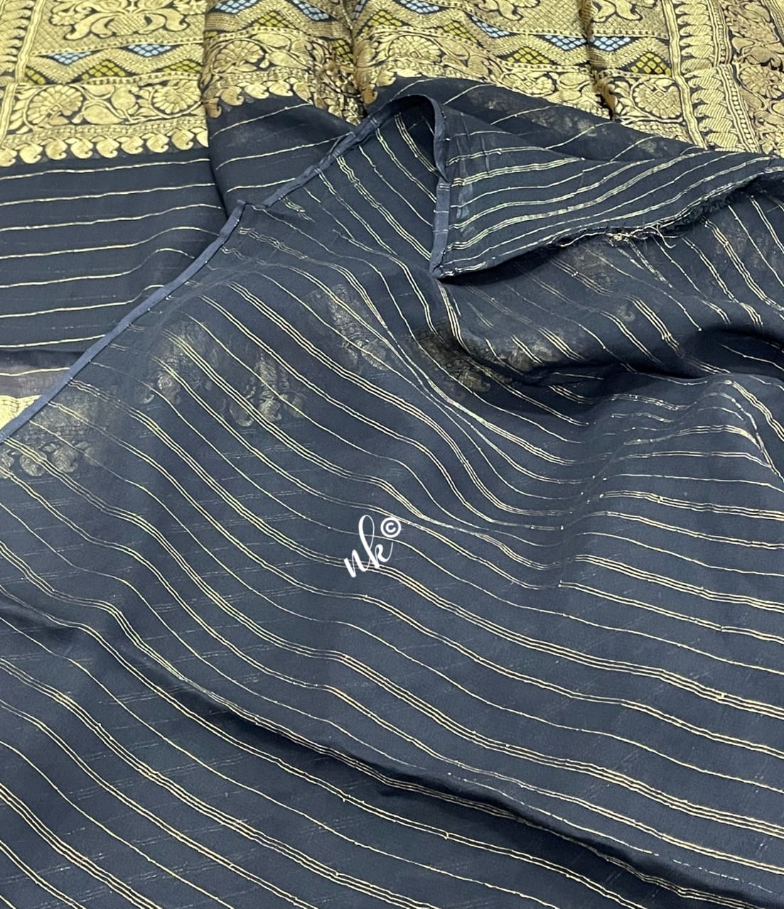Bandhani gorgette saree