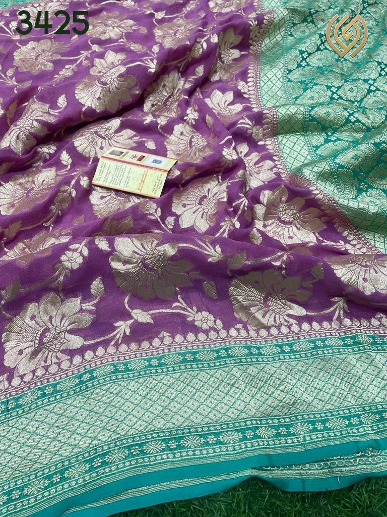 Susane handloom gorgette saree