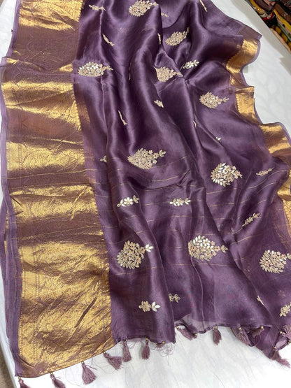 Kanchi organza saree