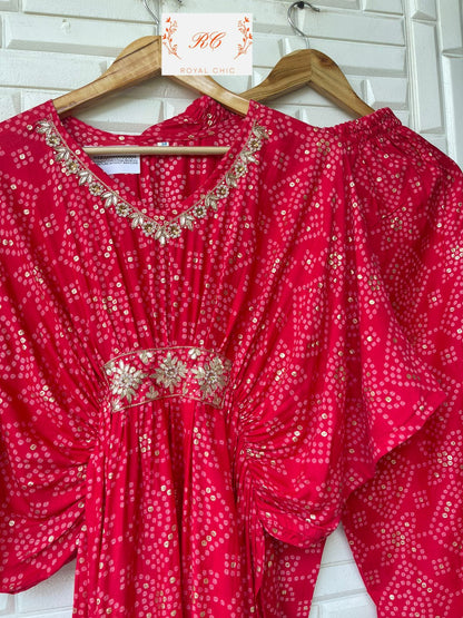 Urvi beautiful kaftan set