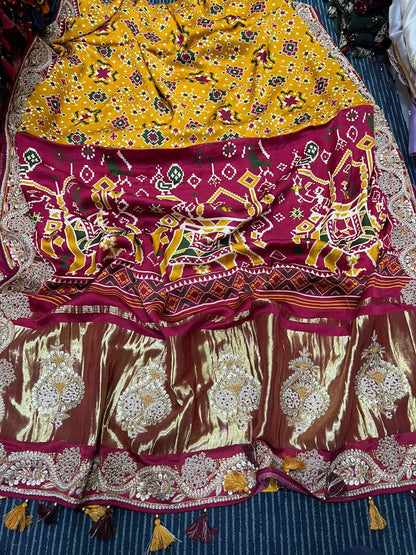 Gulshana Patola gottapatti saree