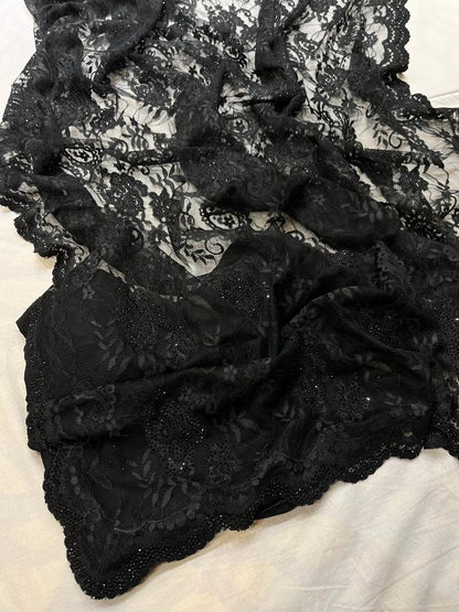 Stanley lacy saree