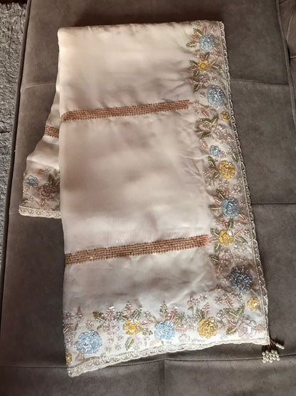 Afreen organza silk saree