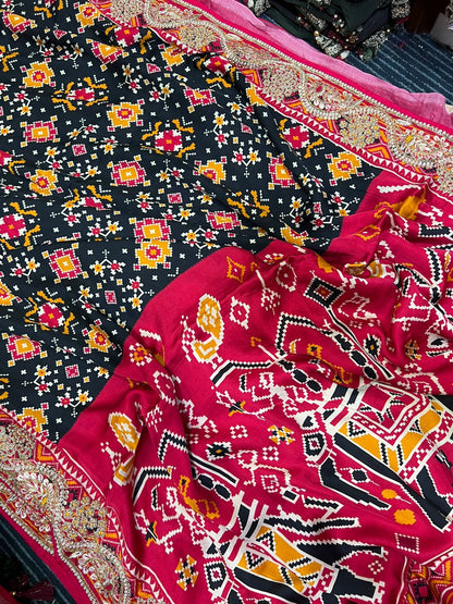 Gulshana Patola gottapatti saree