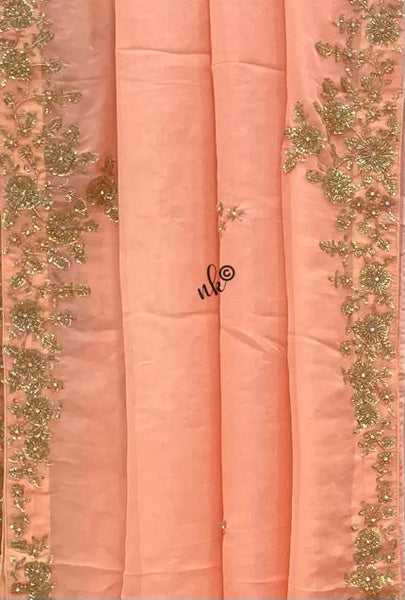 Patola inspired chikankari saree – Safrina Fashion