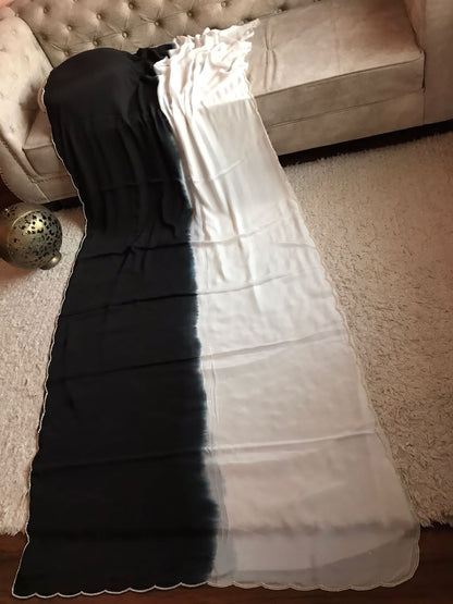 Aarzoo chinon crepe partywear saree