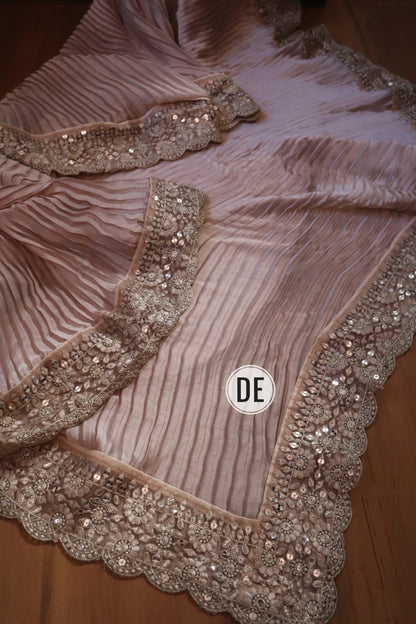 Cocktail draping saree